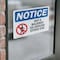 Signmission Not A Walkway Go Around Either End Sign With Symbol, 7 in W x Rectangle, Vinyl Decal OS-2PACK-NS-D-57-L-15130 - alternate 6